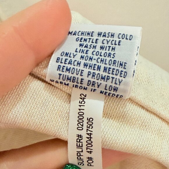 Ralph Lauren Polo Shirt Men's 2XL Tall Long Sleeve Heathered Cream Shirt - Picture 14 of 15